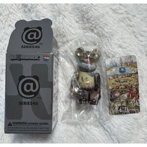 Bearbrick Series 46 Sonic The Hedgehog 100% Medicom Open Box & Card Sealed Clear
